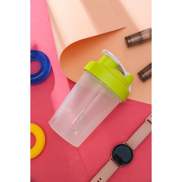 Шейкер «Фитнес», 400 мл, 17×9,5 см, цвет МИКС 
Шейкер «Фитнес», 400 мл, 17×9,5 см, цвет МИКС