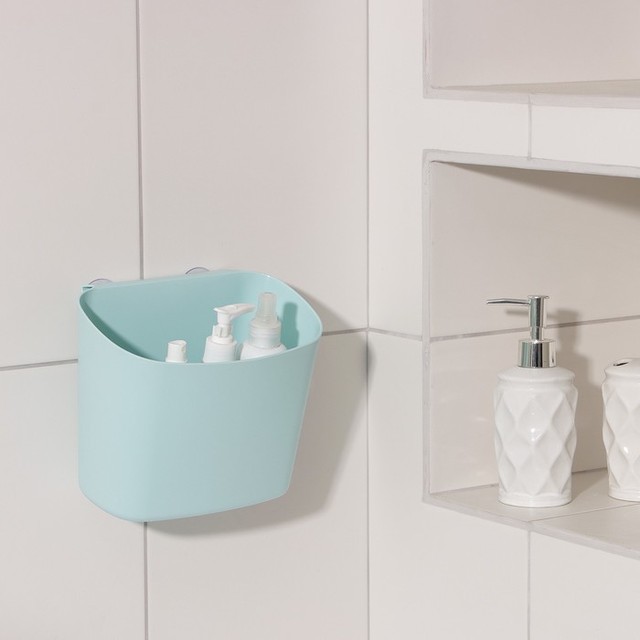 Держатель для ванных принадлежностей на присосках, 21,5×15×17,5 см, цвет МИКС
Держатель для ванных принадлежностей на присосках, 21,5×15×17,5 см, цвет МИКС