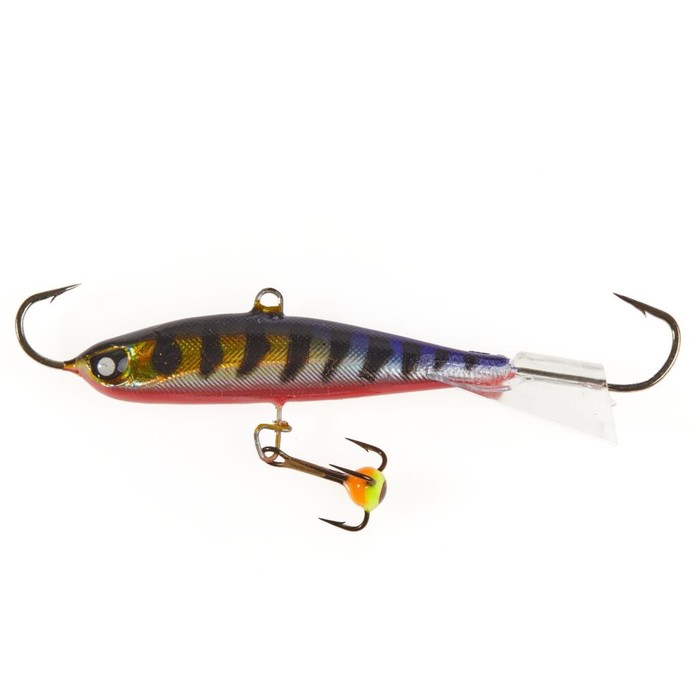 фото Балансир lucky john nordic 6 + тройник, 6 см, цвет 114 блистер