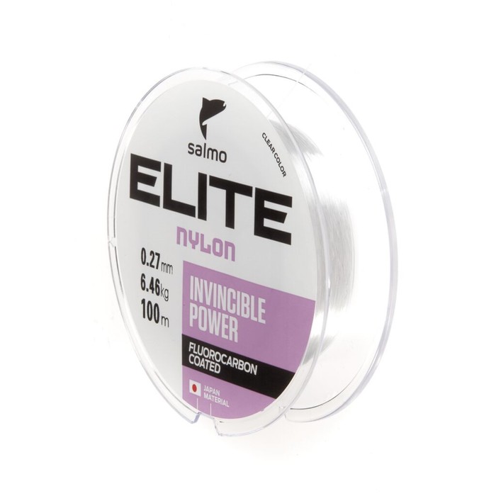 фото Леска монофильная salmo elite fluoro coated nylon 100/027