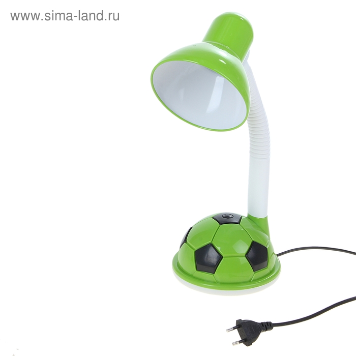 фото Лампа настольная е27 "футбольный мяч", h=44 см (220в) зеленый risalux