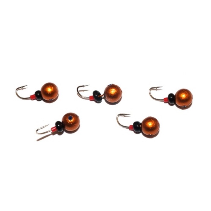 Мормышка свинцовая ШАР медная с трубкой и бисером 3.5/5
Мормышка свинцовая ШАР медная с трубкой и бисером 3.5/5