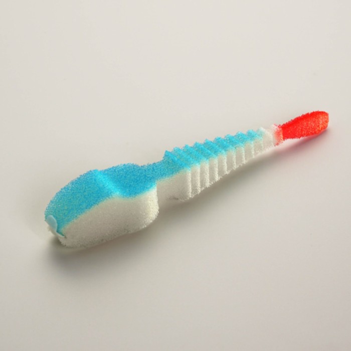 фото Рыбка поролоновая 3d ex stream wblue 12см под крючок-двойник № 2/0