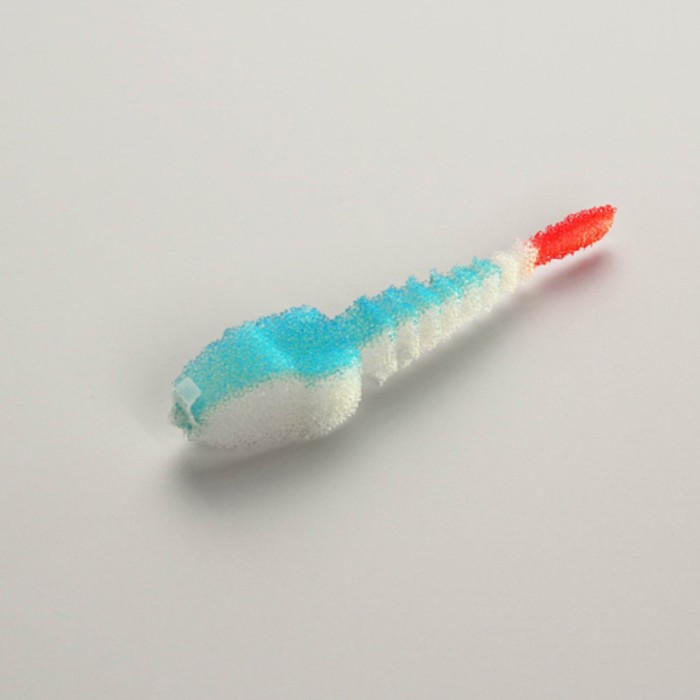 фото Рыбка поролоновая 3d ex stream wblue 07см под крючок-двойник № 8