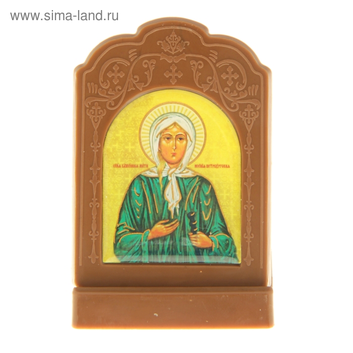 Икона на подставке "Блаженная Ксения Петербургская"
Икона на подставке "Блаженная Ксения Петербургская"