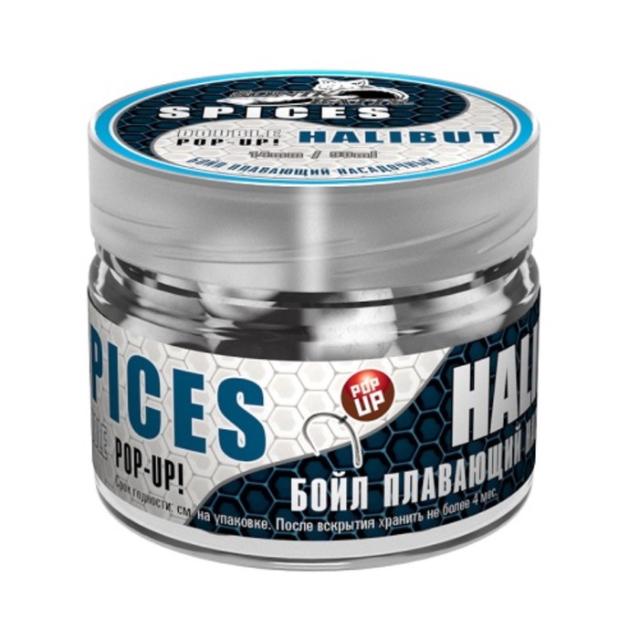 Бойлы насад. плав. двух цв. Sonik Baits SPICES-HALIBUT Fluo Pop-ups 14мм 90мл
Бойлы насад. плав. двух цв. Sonik Baits SPICES-HALIBUT Fluo Pop-ups 14мм 90мл