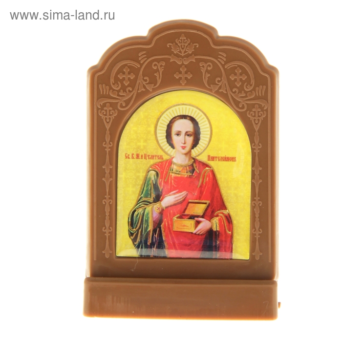 Икона на подставке "Великомученик и Целитель Пантелеимон"
Икона на подставке "Великомученик и Целитель Пантелеимон"