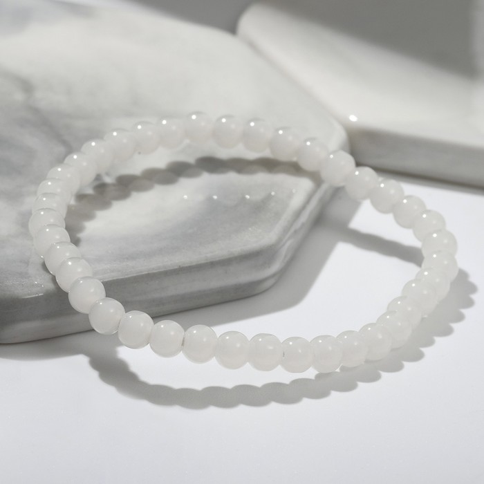 Браслет "Нить" бусина №4, цвет белый, d=7
Браслет "Нить" бусина №4, цвет белый, d=7