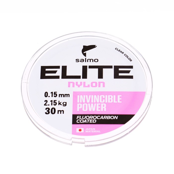 Леска монофильная Salmo Elite FLUORO COATED NYLON, диаметр 0.15 мм, тест 2.15 кг, 30 м, прозрачная
Леска монофильная Salmo Elite FLUORO COATED NYLON, диаметр 0.15 мм, тест 2.15 кг, 30 м, прозрачная