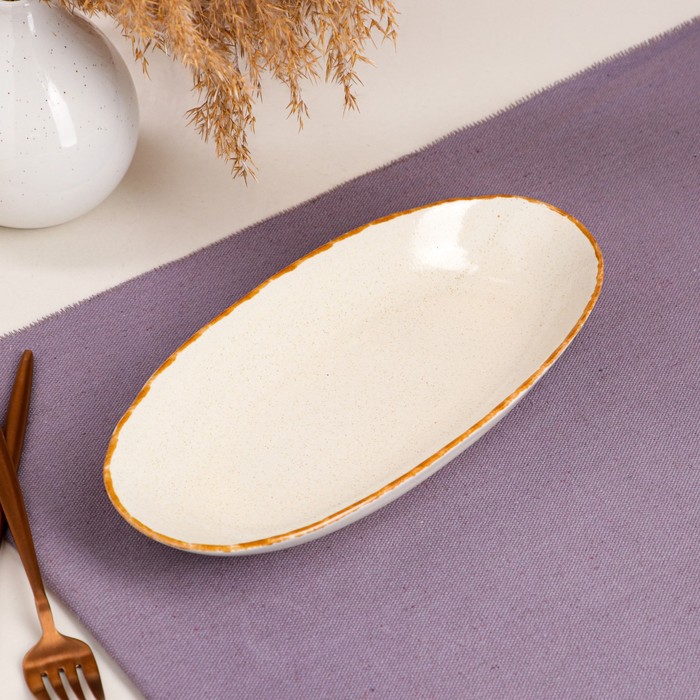 Блюдо для закусок "Овальное", коричневый лофт, 26 см
Блюдо для закусок "Овальное", коричневый лофт, 26 см