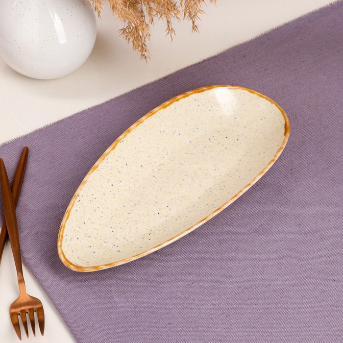 Блюдо для подачи "Азия", карамель, 27 см 
Блюдо для подачи "Азия", карамель, 27 см