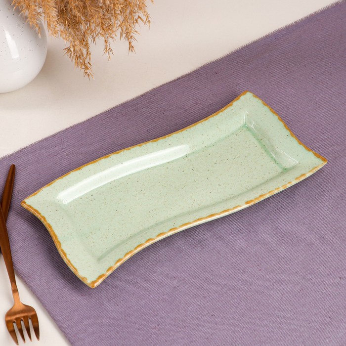 Блюдо для подачи "Волна", фисташка коричневый лофт, 27 см
Блюдо для подачи "Волна", фисташка коричневый лофт, 27 см