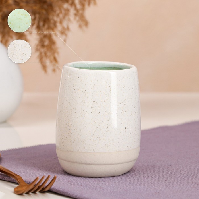 Стакан "Капучино Фисташка", керамика, 370 мл 
Стакан "Капучино Фисташка", керамика, 370 мл