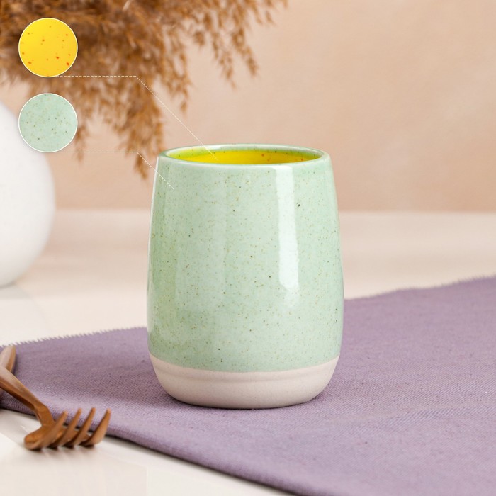 Стакан "Фисташка Yellow", керамика, 370 мл
Стакан "Фисташка Yellow", керамика, 370 мл