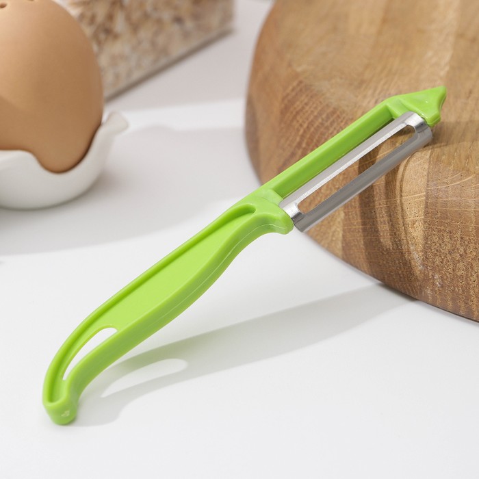 Овощечистка «Волна», 14 см, цвет зелёный
Овощечистка «Волна», 14 см, цвет зелёный