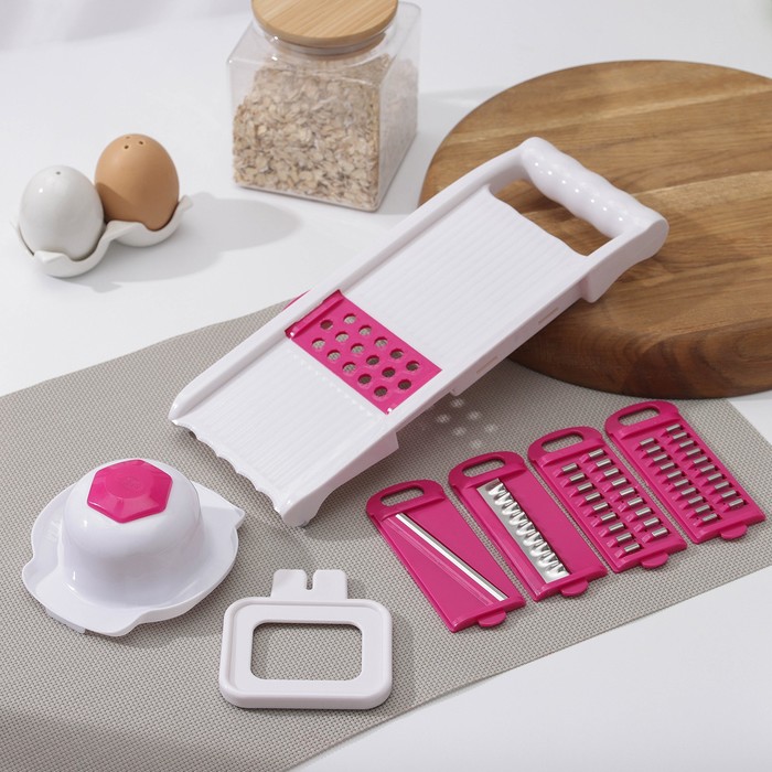 Овощерезка «Стандарт», 5 сменных насадок, овощедержатель
Овощерезка «Стандарт», 5 сменных насадок, овощедержатель