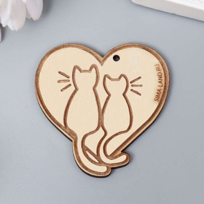 Бирка "Сердечко с котиками" 4,5х4,5 см (фасовка 50 шт)
Бирка "Сердечко с котиками" 4,5х4,5 см (фасовка 50 шт)