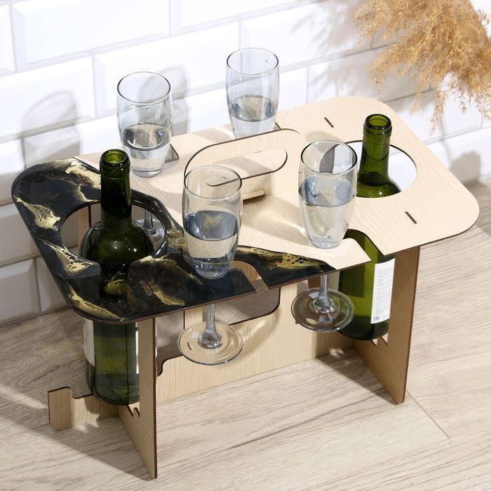 Подставка под вино "Винный столик" 43х33х26 см
Подставка под вино "Винный столик" 43х33х26 см