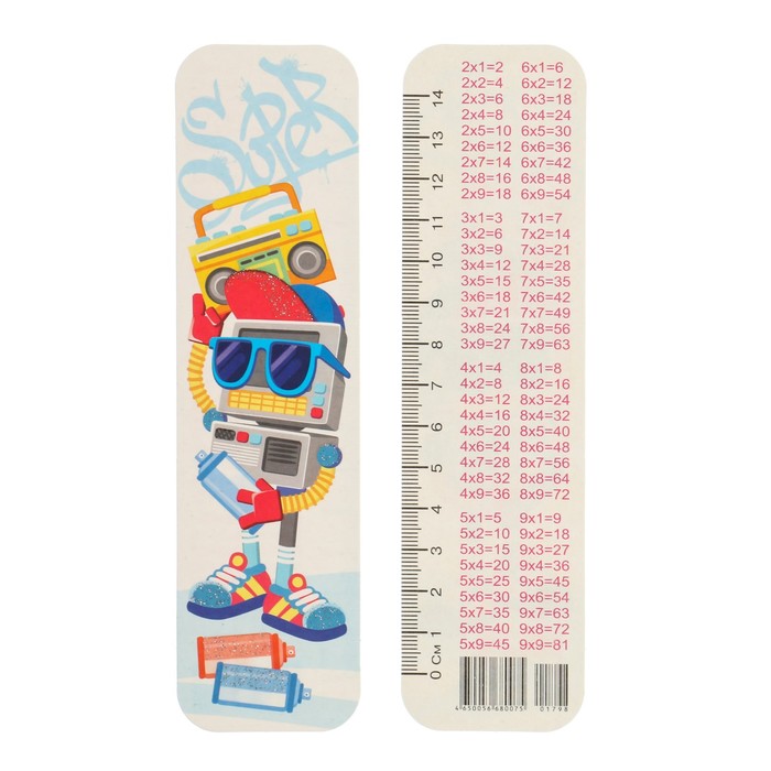 Закладка "Робот" глиттер, магнитофон
Закладка "Робот" глиттер, магнитофон