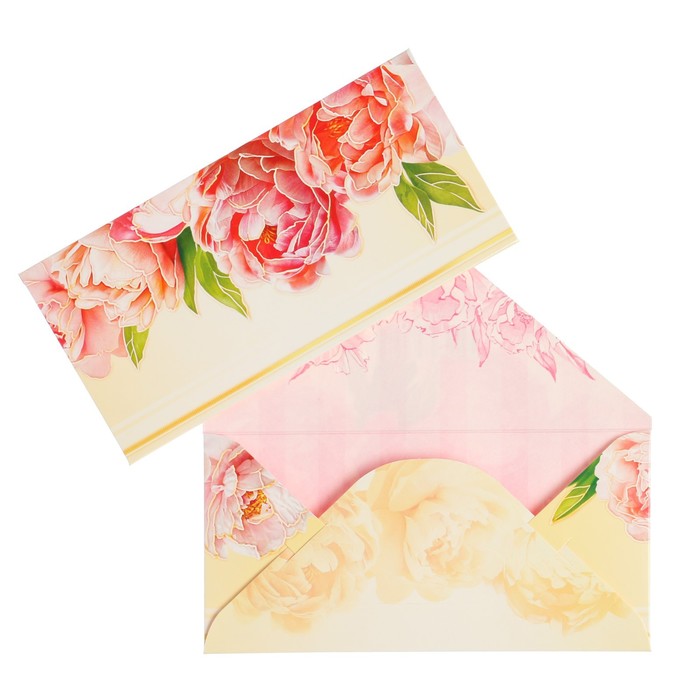 Конверт для денег "Универсальный" розовые цветы, 16 х 8 см
Конверт для денег "Универсальный" розовые цветы, 16 х 8 см