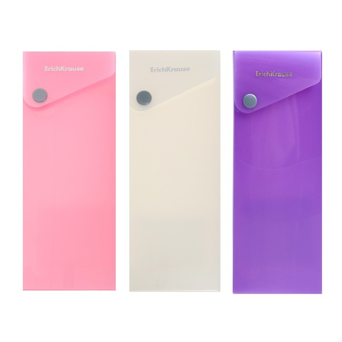 Пенал-футляр на кнопке, ErichKrause Glossy Candy, пластиковый, микс
Пенал-футляр на кнопке, ErichKrause Glossy Candy, пластиковый, микс