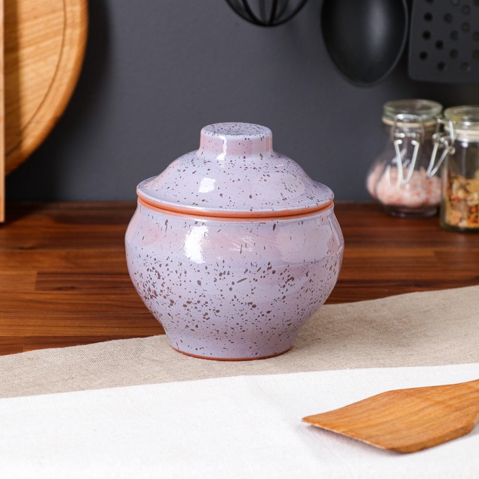 Горшок духовой "Семейный", фиолетовый, красная глина, 0.6 л
Горшок духовой "Семейный", фиолетовый, красная глина, 0.6 л