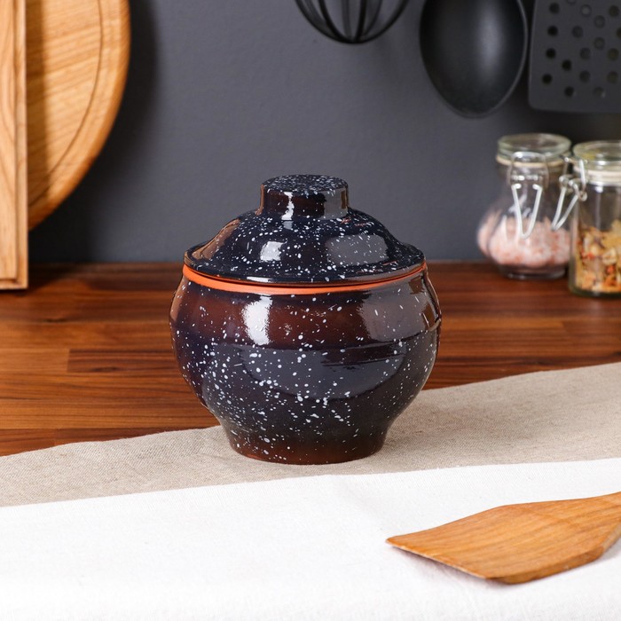 Горшок духовой "Семейный", чёрный, 13х13х10 см, 0.6 л
Горшок духовой "Семейный", чёрный, 13х13х10 см, 0.6 л