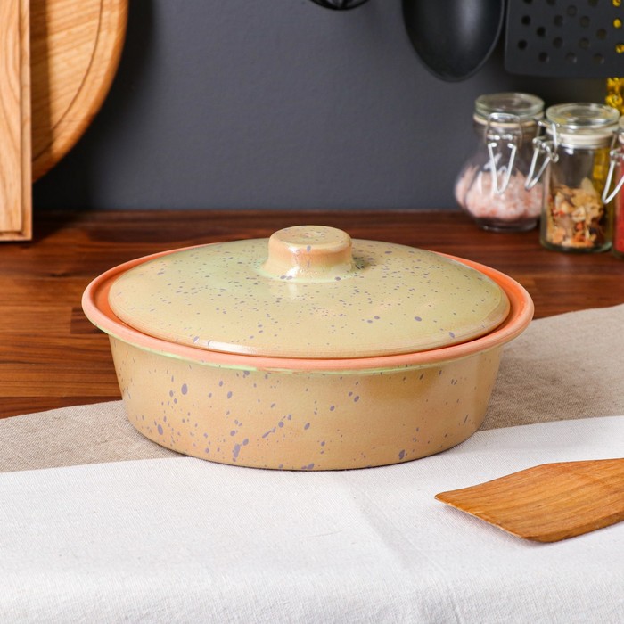 Контейнер для холодца, зелёный, красная глина, 1 л
Контейнер для холодца, зелёный, красная глина, 1 л