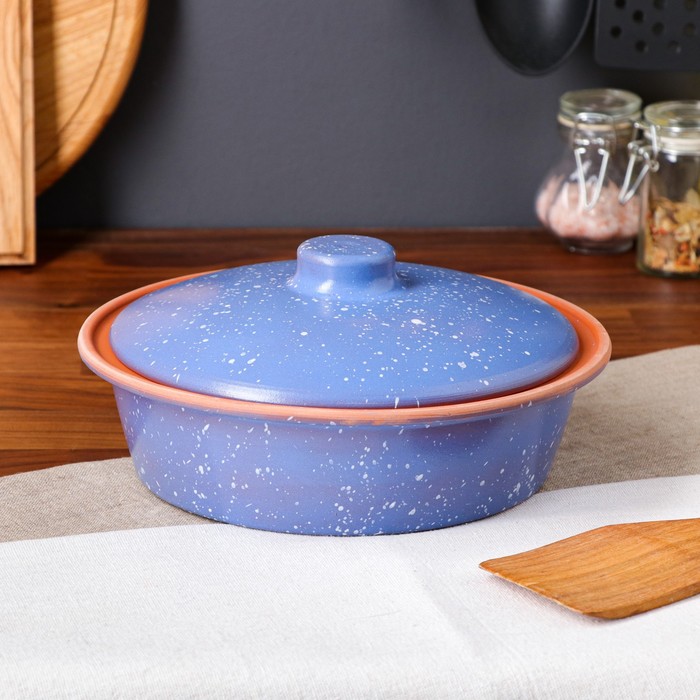 Контейнер для холодца, синий, красная глина, 1 л
Контейнер для холодца, синий, красная глина, 1 л