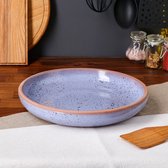 Сковорода "Гончарная", фиолетовая, красная глина, 1.5 л
Сковорода "Гончарная", фиолетовая, красная глина, 1.5 л