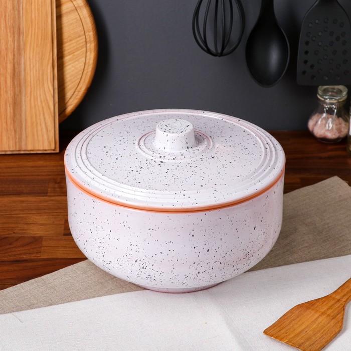 Горшок духовой "Кастрюля", белый, 26х26х15 см, 5 л
Горшок духовой "Кастрюля", белый, 26х26х15 см, 5 л