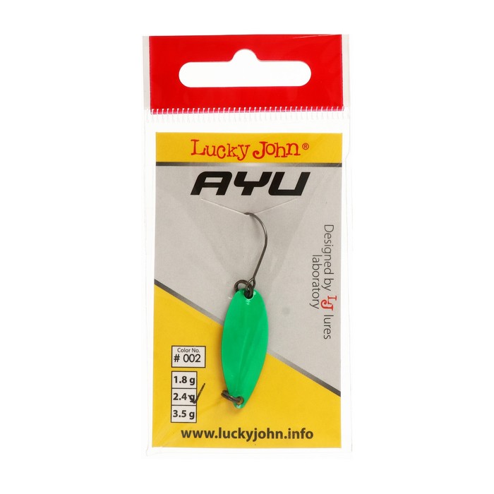 фото Блесна колеблющаяся lucky john tr ayu, 2.9 см, 2.4 г, цвет 002