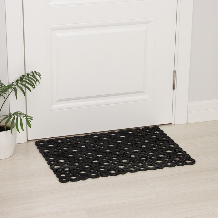 Коврик придверный Strong, 50×69 см, цвет чёрный
Коврик придверный Strong, 50×69 см, цвет чёрный