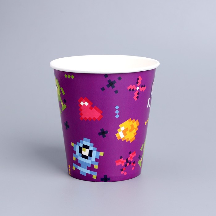 Стакан бумажный «Космические пиксели», 250 мл, 6 шт.
Стакан бумажный «Космические пиксели», 250 мл, 6 шт.