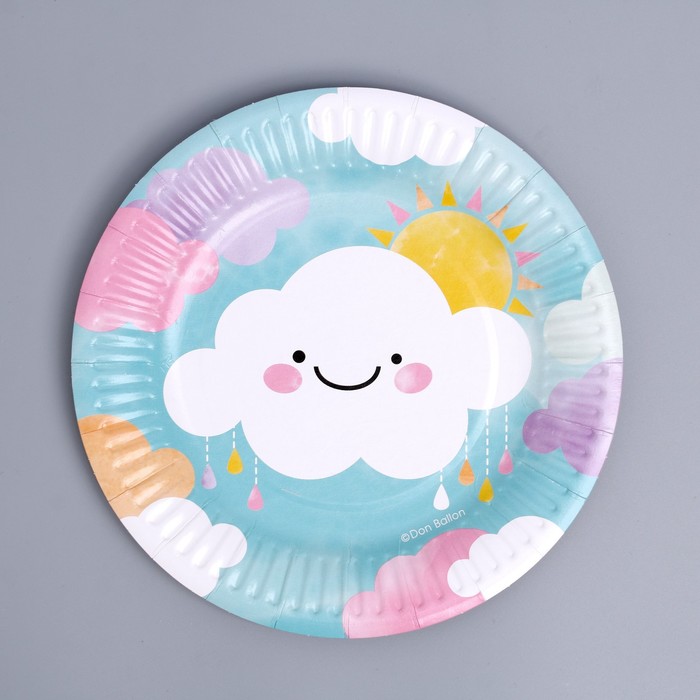 Тарелка бумажная «Нежные облака», 18 см, 6 шт.
Тарелка бумажная «Нежные облака», 18 см, 6 шт.