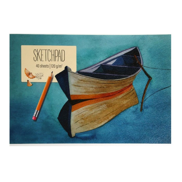 Скетчпад А4, 40 листов на клею "Лодка", твёрдая подложка, глянцевая ламинация, блок 120 г/м²
Скетчпад А4, 40 листов на клею "Лодка", твёрдая подложка, глянцевая ламинация, блок 120 г/м²