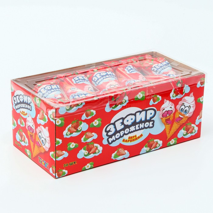 Зефир жевательный "Мороженое в вафельном рожке", 12 г
Зефир жевательный "Мороженое в вафельном рожке", 12 г