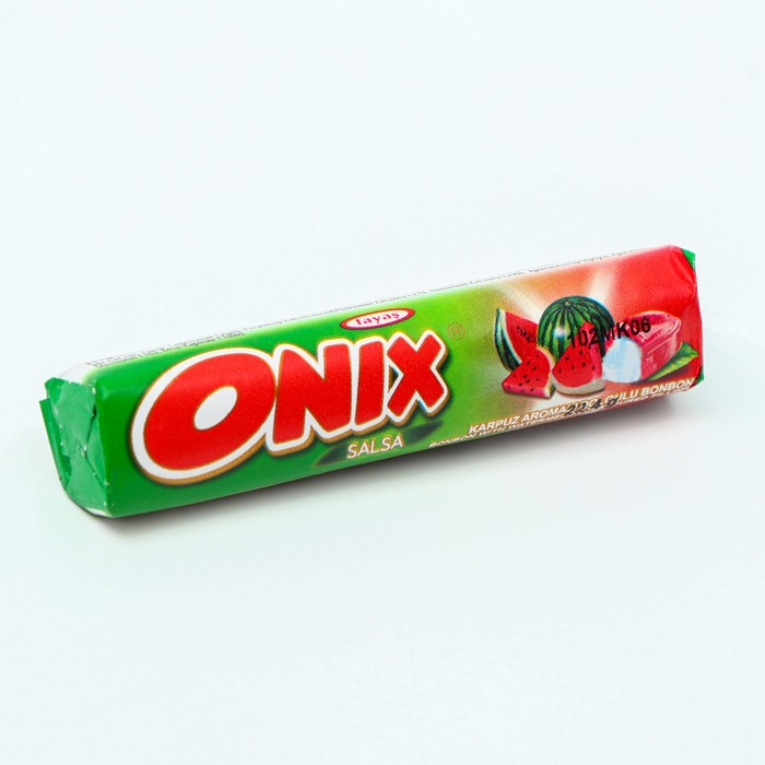 Карамель леденцовая Onix со вкусом арбуза, дисплей бокс, 22,4 г
Карамель леденцовая Onix со вкусом арбуза, дисплей бокс, 22,4 г
