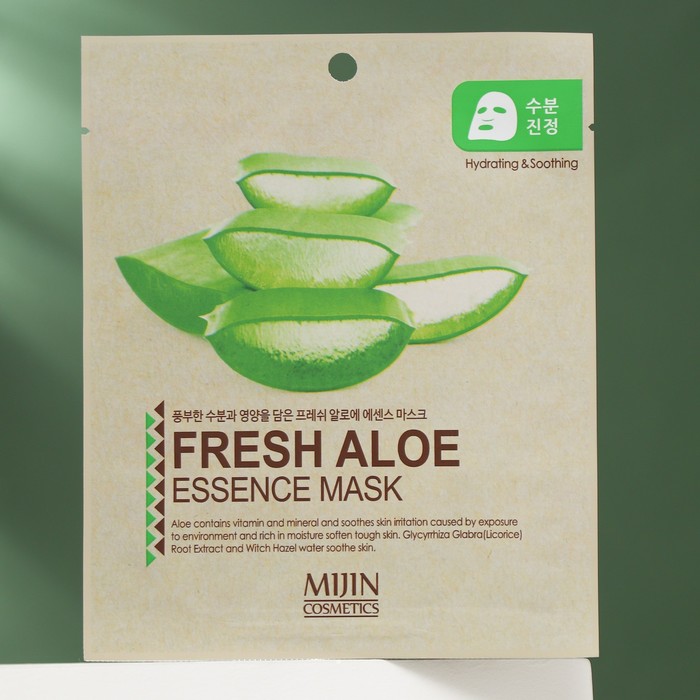 Тканевая маска с экстрактом алоэ
Тканевая маска с экстрактом алоэ