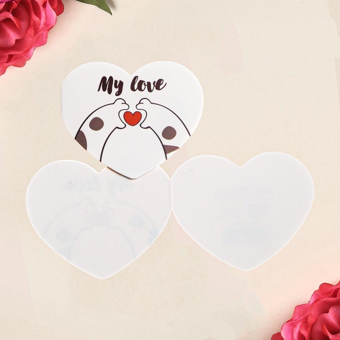 Открытка-мини двойная «Моя любовь», 7 х 6 см
Открытка-мини двойная «Моя любовь», 7 х 6 см