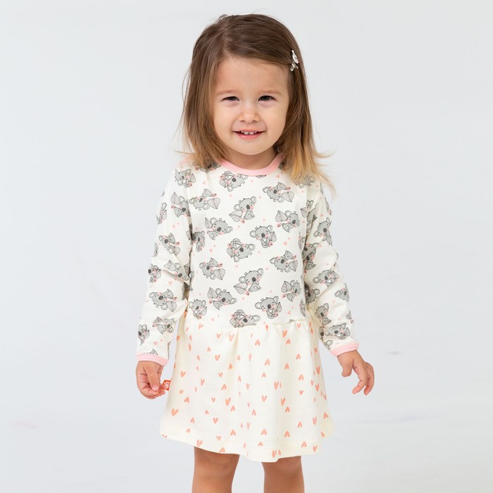 Платье для девочки, цвет бежевый, рост 86 см
Платье для девочки, цвет бежевый, рост 86 см