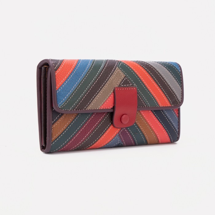 Кошелёк, отдел на кнопке, цвет разноцветный
Кошелёк, отдел на кнопке, цвет разноцветный