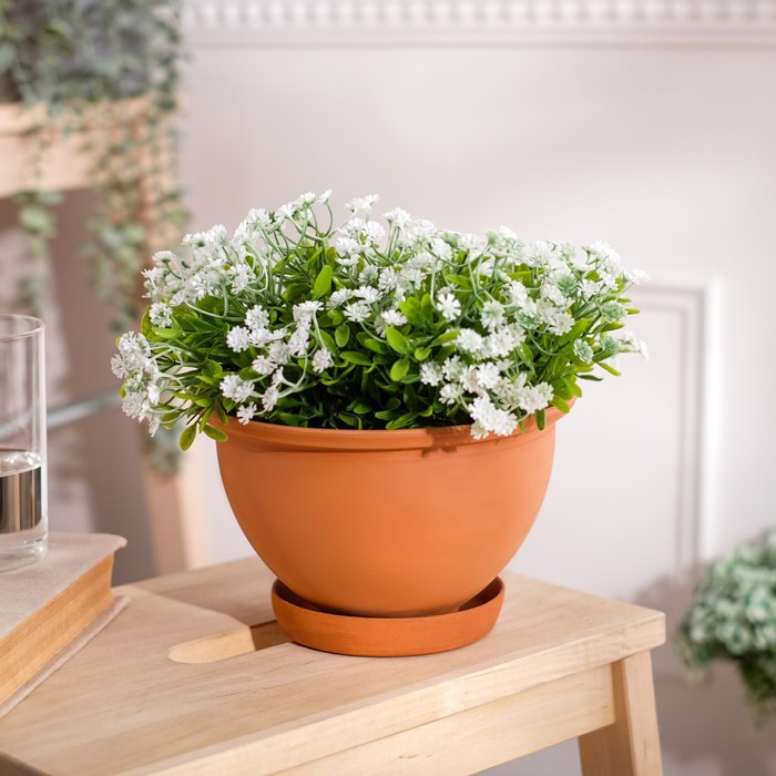 Горшок для цветов "Верона", гладкий, красная глина, 1.5 л
Горшок для цветов "Верона", гладкий, красная глина, 1.5 л