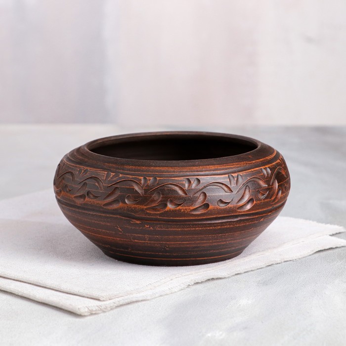 Миска "Маврика", гончарная, декор, красная глина, 0.8 л
Миска "Маврика", гончарная, декор, красная глина, 0.8 л