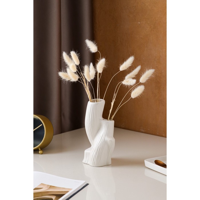 Ваза керамическая "Дубок", настольная, белая, 19 см
Ваза керамическая "Дубок", настольная, белая, 19 см