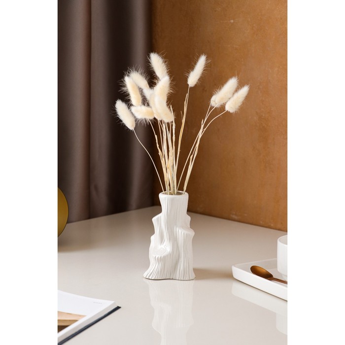 Ваза керамическая "Дубок", настольная, белая, 13 см
Ваза керамическая "Дубок", настольная, белая, 13 см