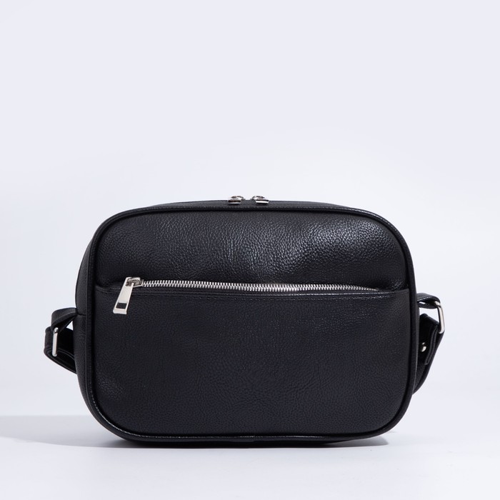 Сумка кросс-боди, отдел на молнии, наружный карман, цвет чёрный
Сумка кросс-боди, отдел на молнии, наружный карман, цвет чёрный