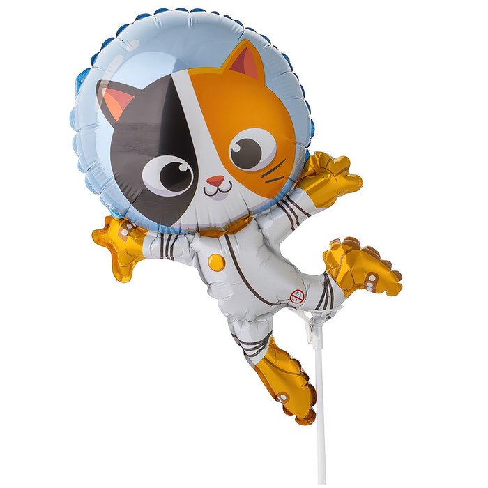 Шар фольгированный 14" «Кот-космонавт», мини-фигура
Шар фольгированный 14" «Кот-космонавт», мини-фигура