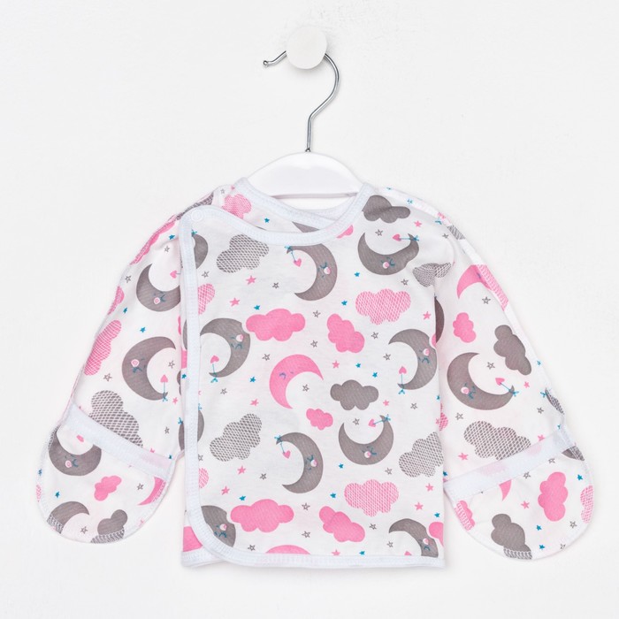 Распашонка детская, цвет белый/розовый, рост 68 см
Распашонка детская, цвет белый/розовый, рост 68 см