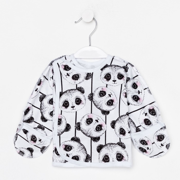 Распашонка детская, цвет белый/панда, рост 62 см
Распашонка детская, цвет белый/панда, рост 62 см